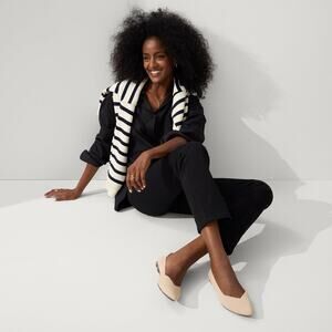 Rothy’s Flats The Point Womens Flats Comfort Size 10 Tan Ecru